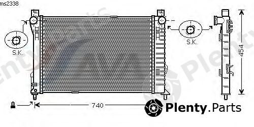  AVA QUALITY COOLING part MS2338 Radiator, engine cooling