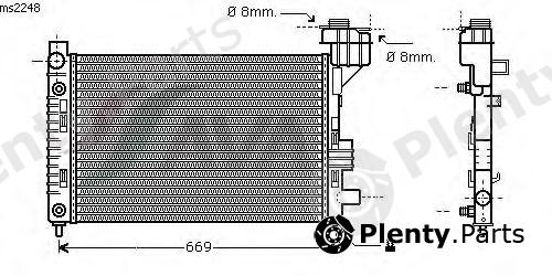  AVA QUALITY COOLING part MSA2248 Radiator, engine cooling