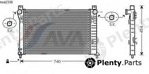  AVA QUALITY COOLING part MSA2338 Radiator, engine cooling