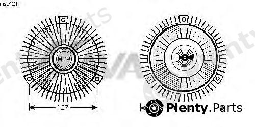  AVA QUALITY COOLING part MSC421 Clutch, radiator fan