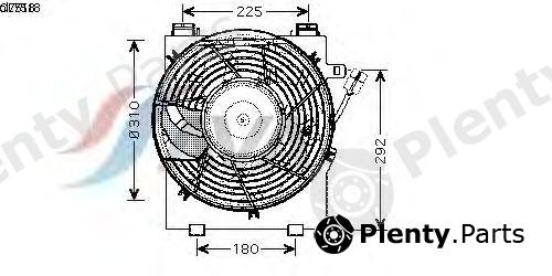  AVA QUALITY COOLING part OL7518 Fan, radiator