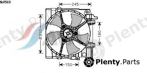  AVA QUALITY COOLING part SU7513 Fan, radiator
