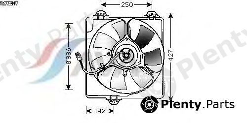  AVA QUALITY COOLING part TO7547 Fan, radiator