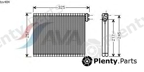  AVA QUALITY COOLING part TOV484 Evaporator, air conditioning