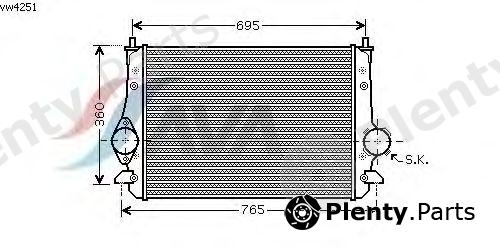  AVA QUALITY COOLING part VW4251 Intercooler, charger