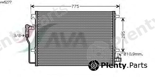  AVA QUALITY COOLING part VW5277 Condenser, air conditioning