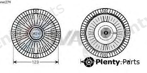  AVA QUALITY COOLING part VWC274 Clutch, radiator fan