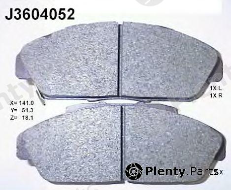  NIPPARTS part J3604052 Brake Pad Set, disc brake