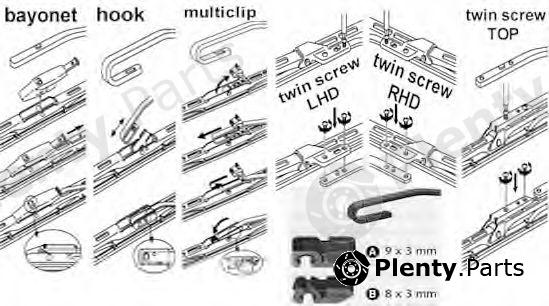  NIPPARTS part DM-560 (DM560) Wiper Blade