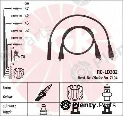  NGK part 7104 Ignition Cable Kit