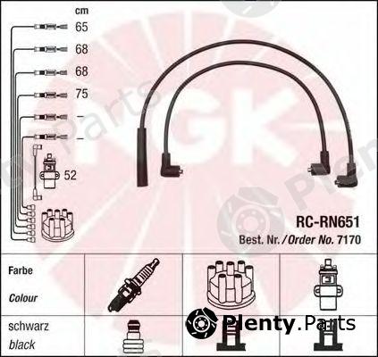  NGK part 7170 Ignition Cable Kit