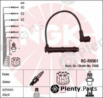  NGK part 7408 Ignition Cable Kit
