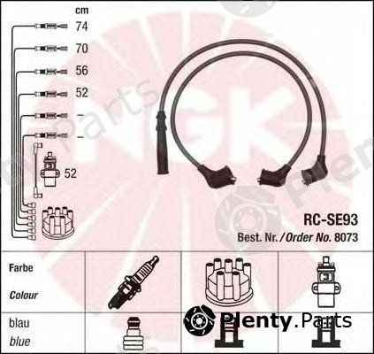  NGK part 8073 Ignition Cable Kit