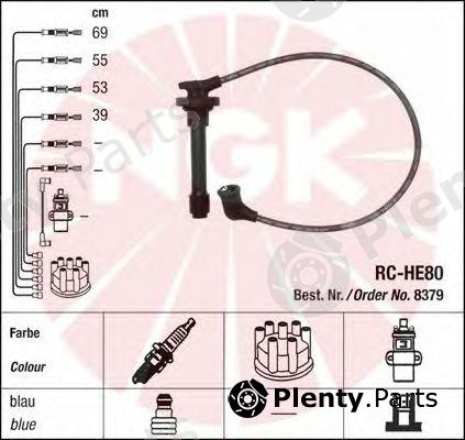  NGK part 8379 Ignition Cable Kit