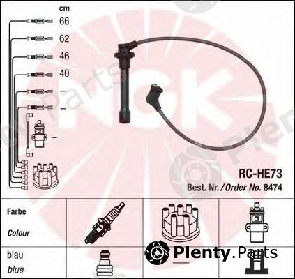 NGK part 8474 Ignition Cable Kit