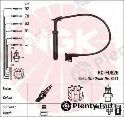  NGK part 8571 Ignition Cable Kit