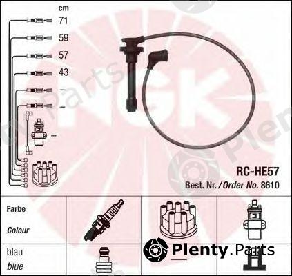  NGK part 8610 Ignition Cable Kit