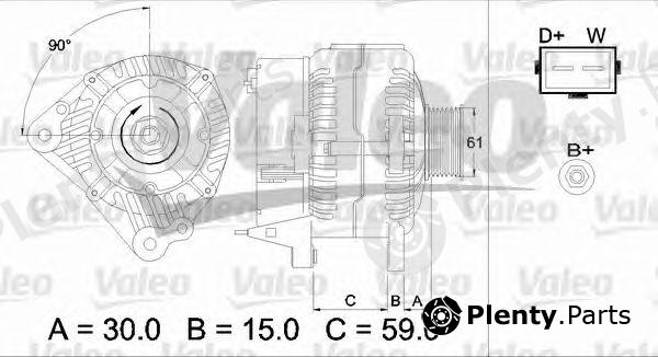  VALEO part 437386 Alternator