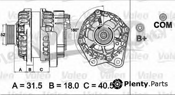  VALEO part 437506 Alternator