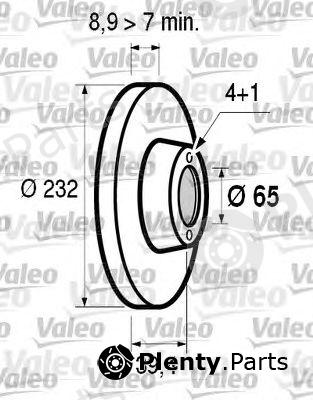  VALEO part 186597 Brake Disc