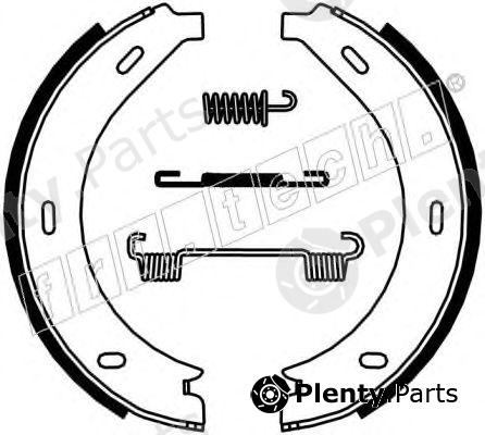  fri.tech. part 1052.123K (1052123K) Brake Shoe Set, parking brake