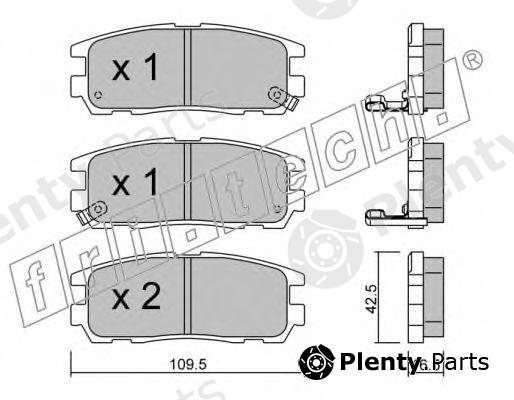 fri.tech. part 367.0 (3670) Brake Pad Set, disc brake