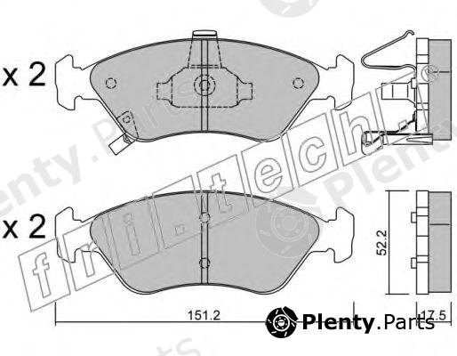  fri.tech. part 380.0 (3800) Brake Pad Set, disc brake