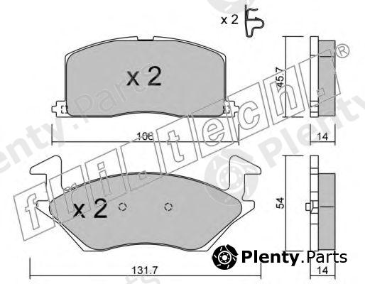  fri.tech. part 437.0 (4370) Brake Pad Set, disc brake