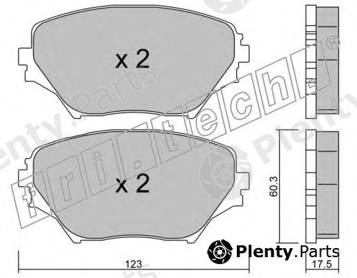  fri.tech. part 445.0 (4450) Brake Pad Set, disc brake