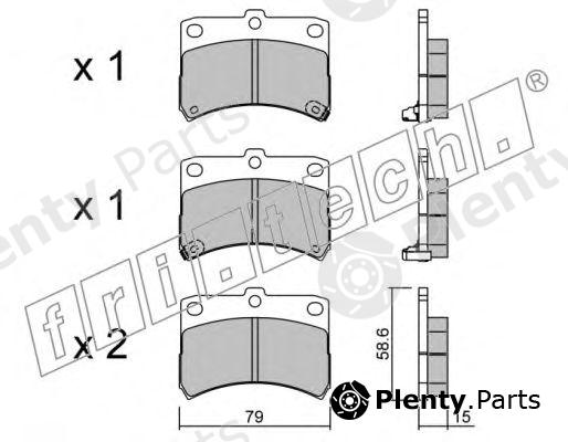  fri.tech. part 475.0 (4750) Brake Pad Set, disc brake