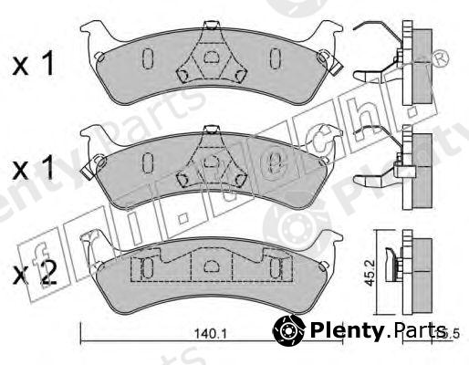  fri.tech. part 644.0 (6440) Brake Pad Set, disc brake
