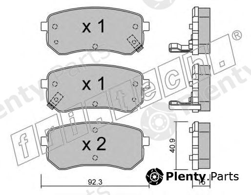  fri.tech. part 831.0 (8310) Brake Pad Set, disc brake