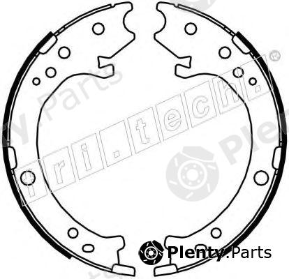  fri.tech. part 1044.025 (1044025) Brake Shoe Set, parking brake