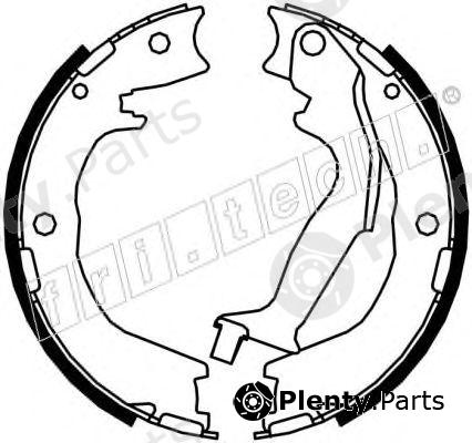  fri.tech. part 1049.166 (1049166) Brake Shoe Set, parking brake