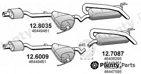  ASSO part 12.8035 (128035) Middle-/End Silencer