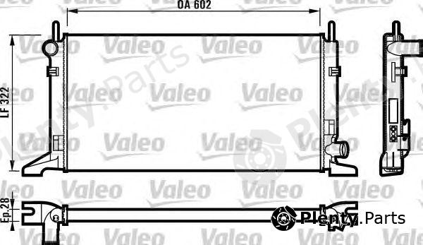  VALEO part 730117 Radiator, engine cooling