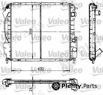  VALEO part 730182 Radiator, engine cooling