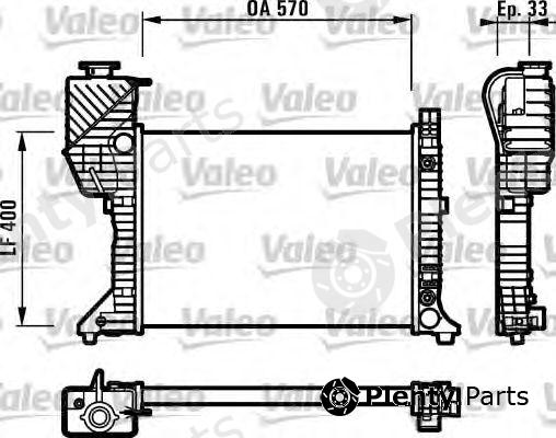  VALEO part 730229 Radiator, engine cooling