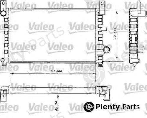  VALEO part 730484 Radiator, engine cooling