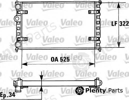  VALEO part 730947 Radiator, engine cooling
