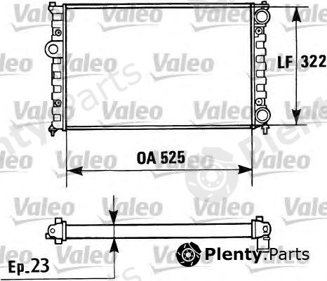  VALEO part 730948 Radiator, engine cooling