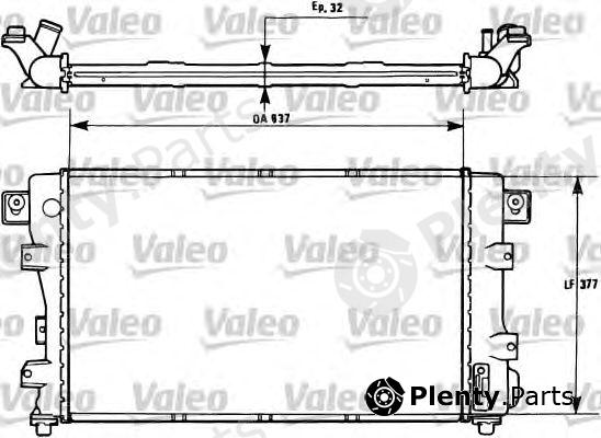  VALEO part 731148 Radiator, engine cooling