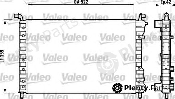  VALEO part 732005 Radiator, engine cooling