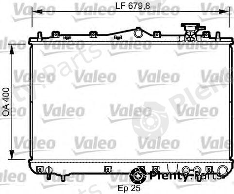  VALEO part 732487 Radiator, engine cooling