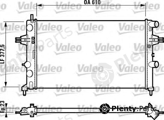  VALEO part 732551 Radiator, engine cooling