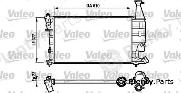  VALEO part 732563 Radiator, engine cooling