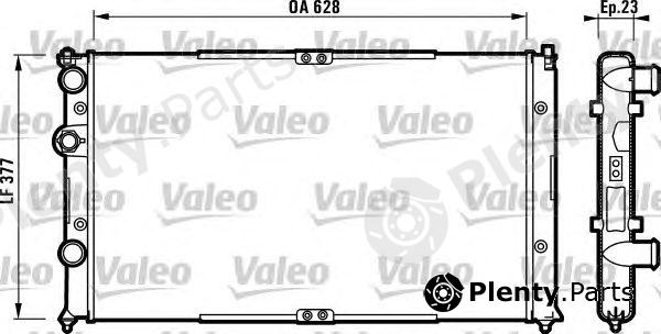  VALEO part 732710 Radiator, engine cooling
