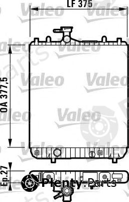  VALEO part 732719 Radiator, engine cooling