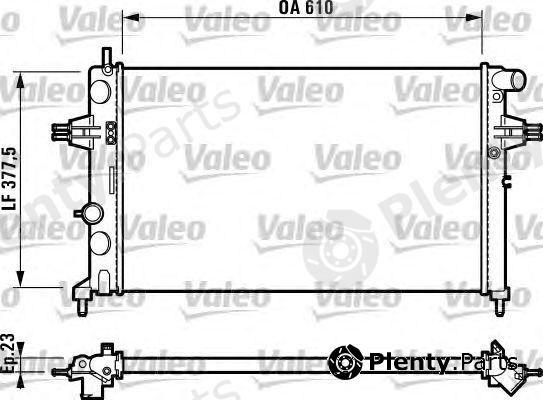  VALEO part 732729 Radiator, engine cooling