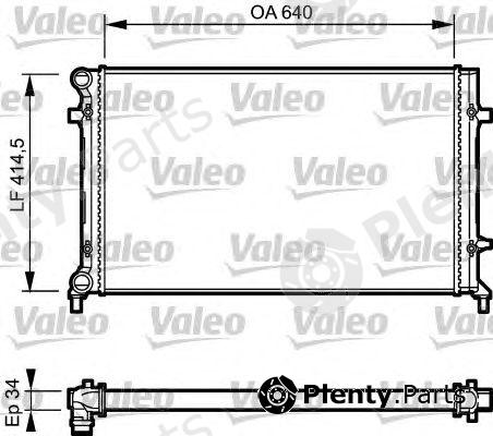  VALEO part 734335 Radiator, engine cooling